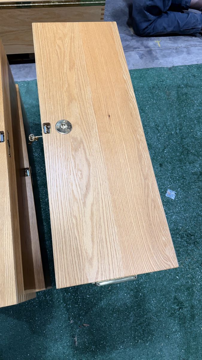 Custom solid oak cases (originally designed for guns)