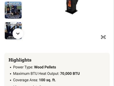 Even Embers pellet Heater