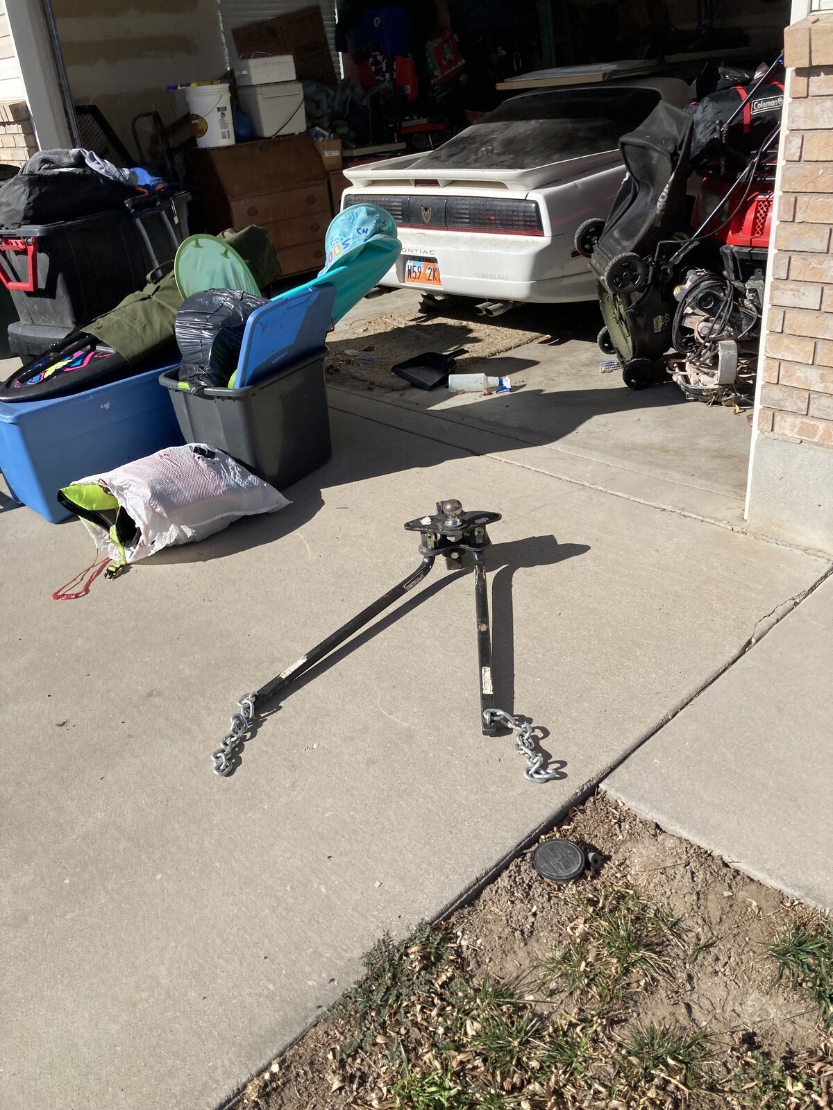 Husky weight distribution hitch