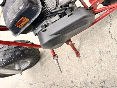 Red Mini Bike - Small Engine, Off-Road Tires