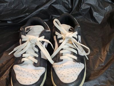 Nike Dunk Low Black and White Sneakers - Women's Size 7