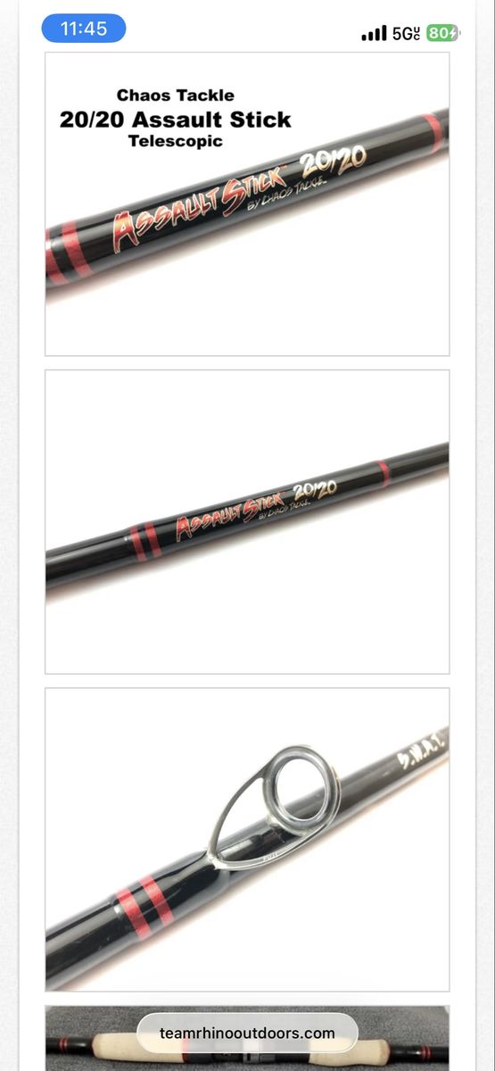 Chaos Tackle Assault 20/20 Musky Combo + Spare Reel