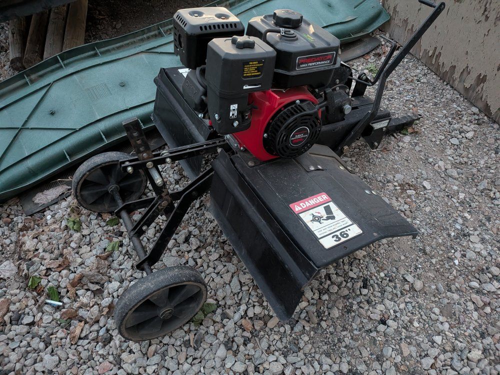 Craftsman 36" tow rotary tiller