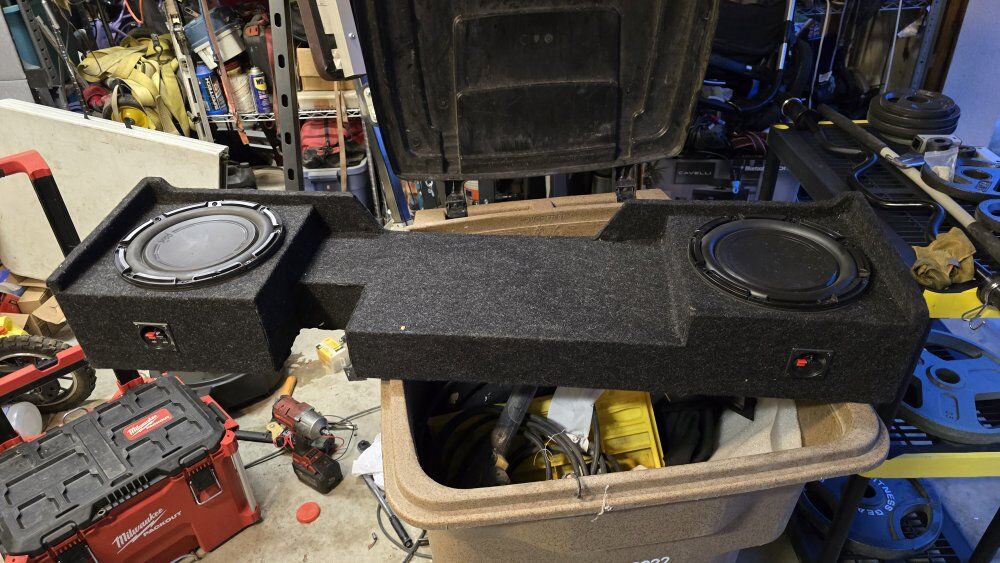 Two 10" Subs in Bbox Atrend Enclosure