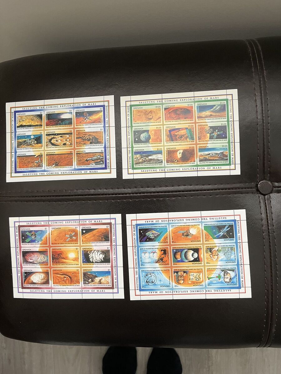 Saluting the coming exploration of Mars - 36 stamps - NEW