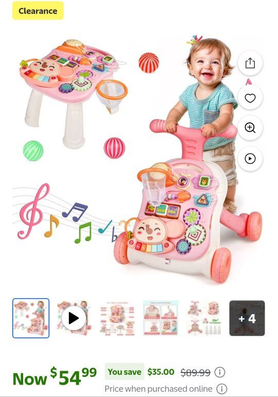 Musical Stroller 3-in1 12m+ New