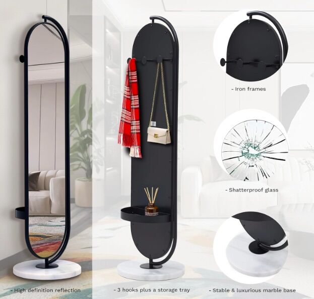 NEW--SOLARA FULL-LENGTH MIRROR