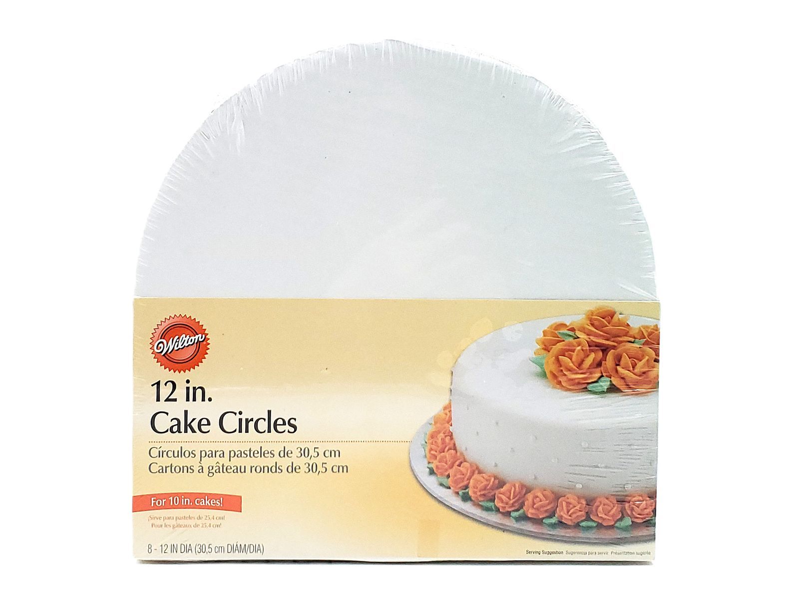 “Wilton” 12 in. Cake Circles – Set of 8 – NEW