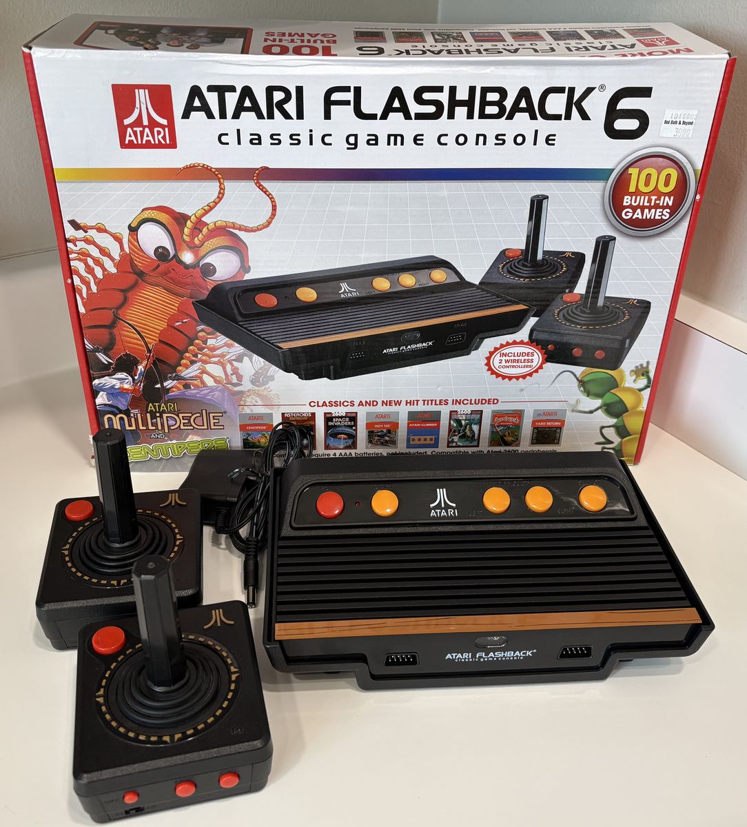 Atari Flashback 6 With Wireless Controllers