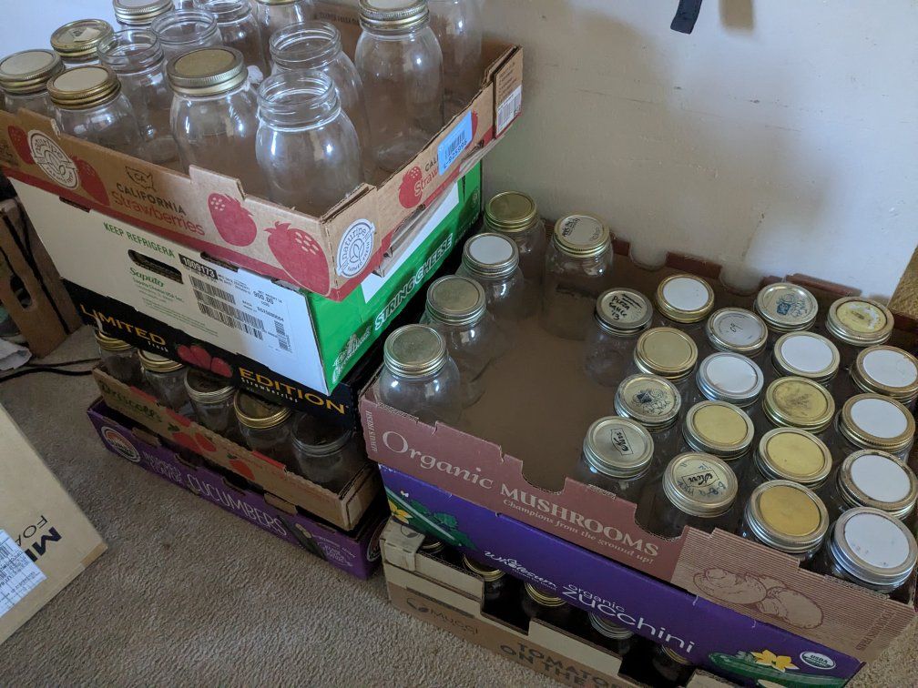 Canning mason jars pint quart small wide mouth