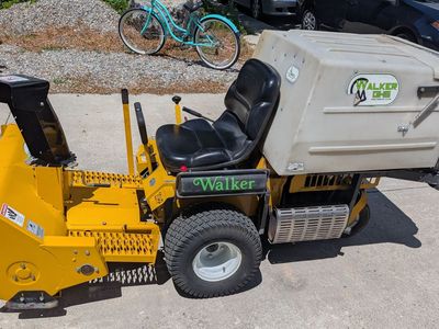 1996 Walker MTGHS Snowblower Setup – 329 Original Hours