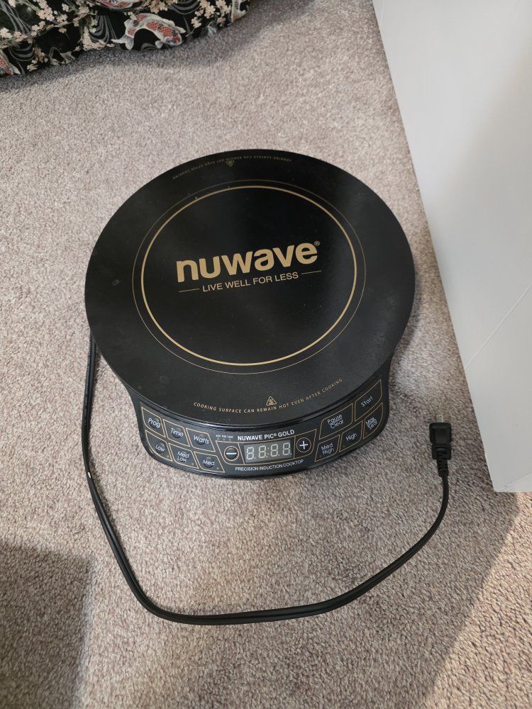 NuWave PIC Gold Precision Induction Cooktop - Portable Single Burner Cooktop