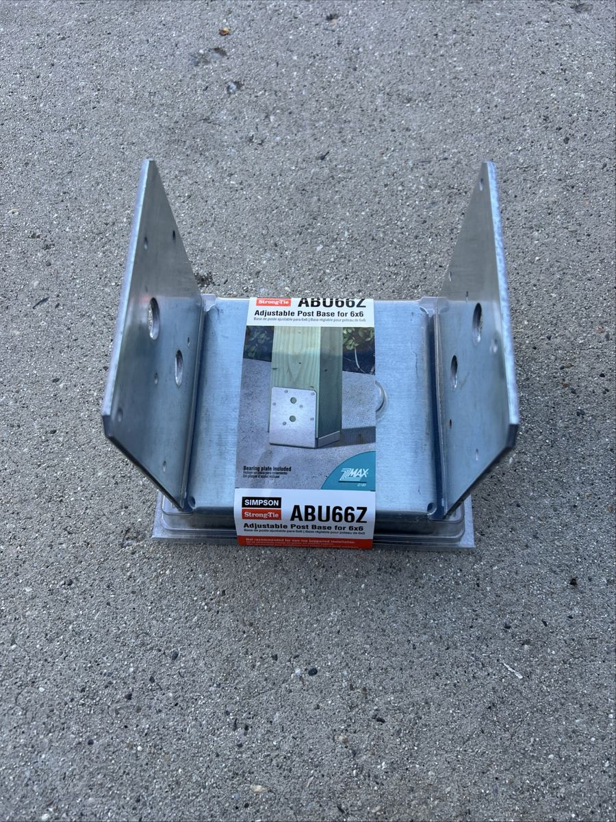 Simpson Strong Tie ABU66Z 6x6 Adjustable