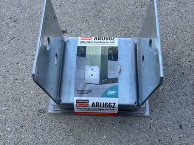 Simpson Strong Tie ABU66Z 6x6 Adjustable