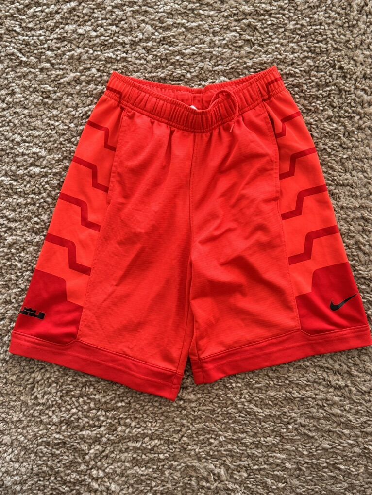 Nike LeBron Basketball Shorts Mens Sz S Red