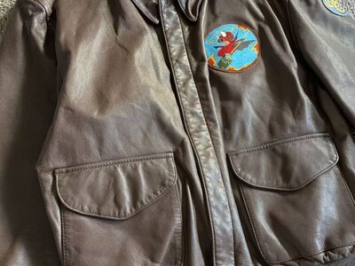 A-2 Flight Jacket Leather 601st Bomber Sqd