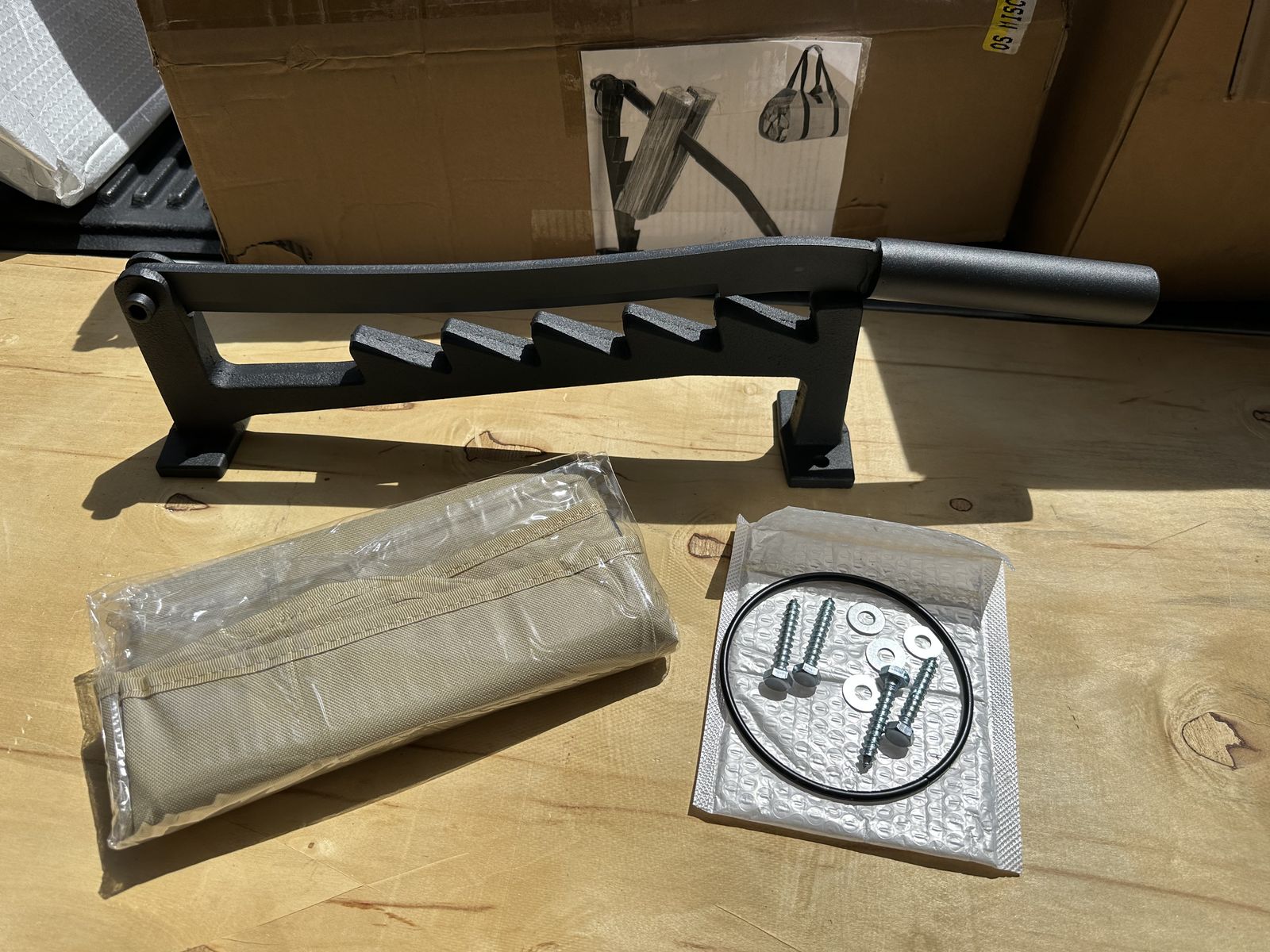 New Wood Splitter, Heavy Duty (HUAGHLL) with Tote Bag.