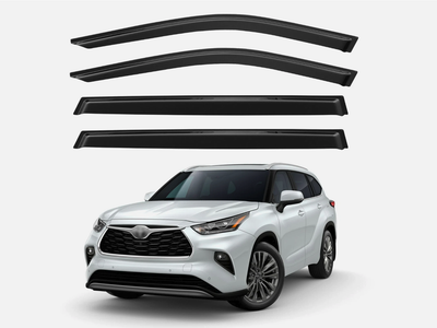 2020-2026 Toyota Highlander Window Visors Rain Guards Out-Channel 4PC Vent Shade