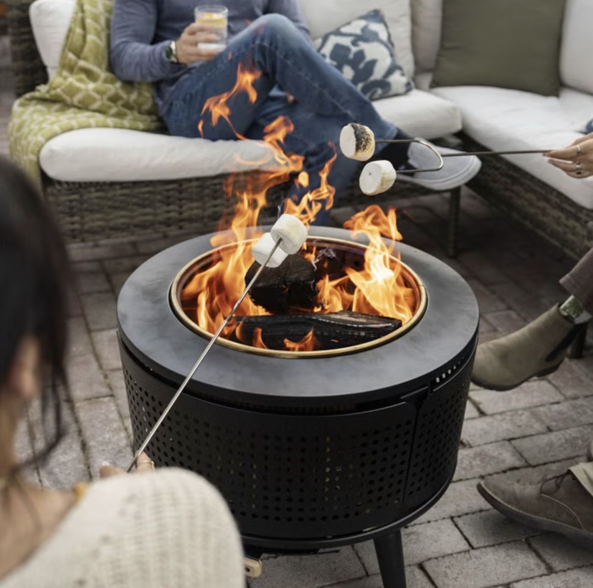 TIKI 25” Smokeless Fire Pit w/ Cover – Costco