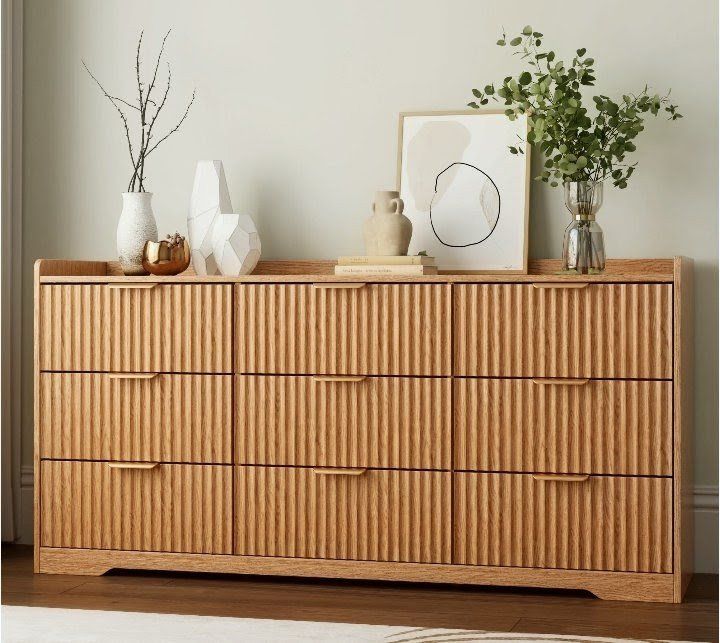 Brand new still inside the box 9 drawer wooden dresser.