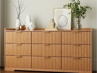 Brand new still inside the box 9 drawer wooden dresser.