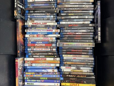 Large Lot of Blu-ray & DVD Movies - Star Trek, X-Men, Thor, Disney, NBA, G.I. Joe & More