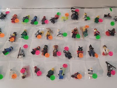 120+ Lego Ninjago Minifigures all for $1295 or priced separately in the picture