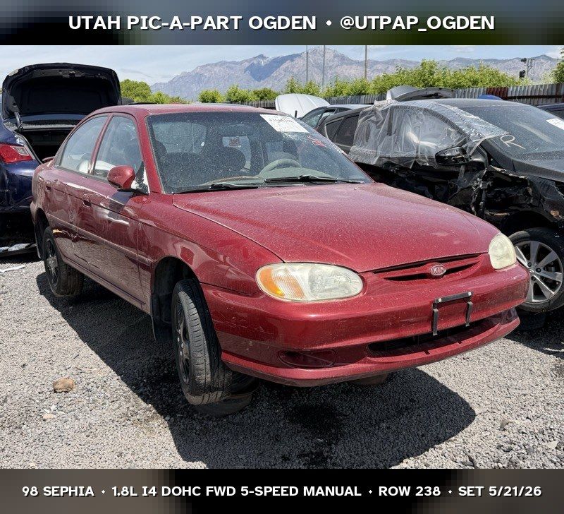 1998 Kia Sephia Parts - UTPAP Ogden