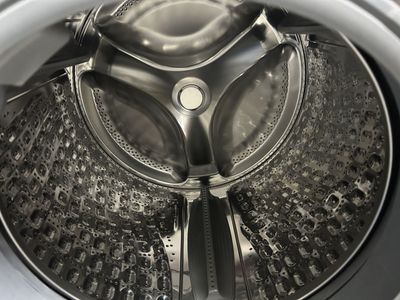 Samsung Front Load Washer with Steam Cycles & Smart Care - Used, Champagne Finish