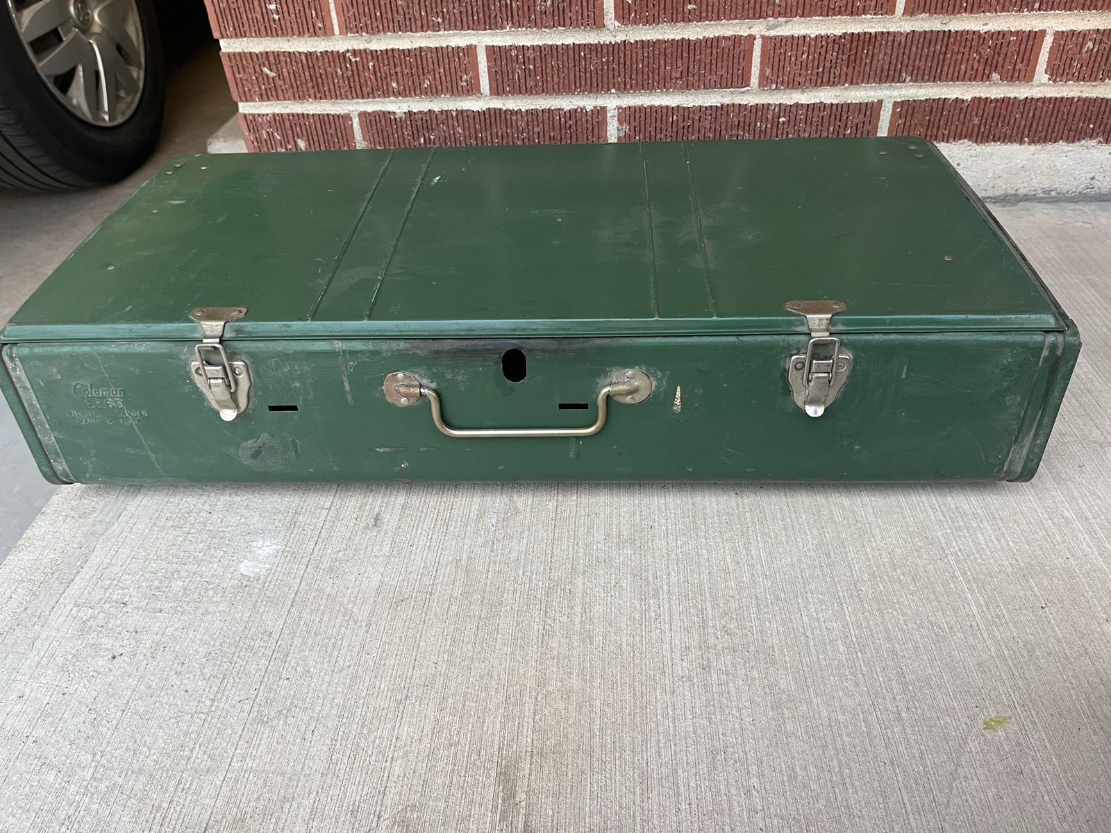 Vintage Coleman 426D 3-Burner Camp Stove - Green, Portable Gas Stove