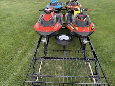 4 Sea-Doo Sparks + 4-Place WaveRunner Trailer