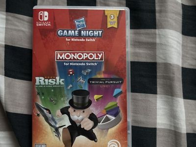 Nintendo Switch Game Night: Monopoly, Risk, Trivial Pursuit Live! 3-Games-in-1 Ubisoft ESRB 10+