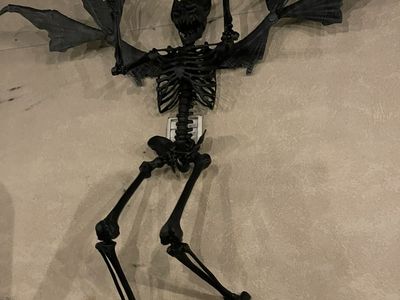 (2) Skeleton Bats Halloween