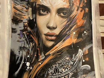 14 woman portrait painting ART