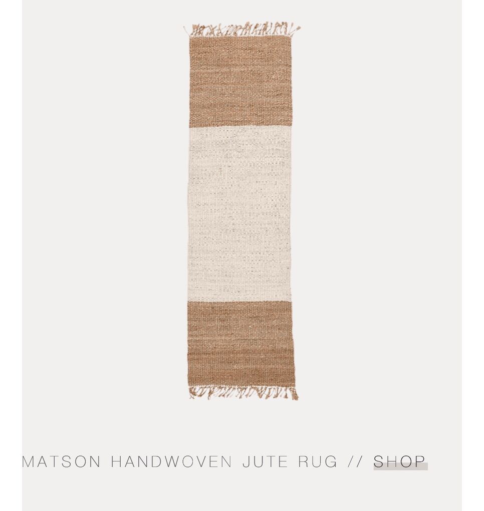 McGee & Co Matson Jute Runner 3' X 10'