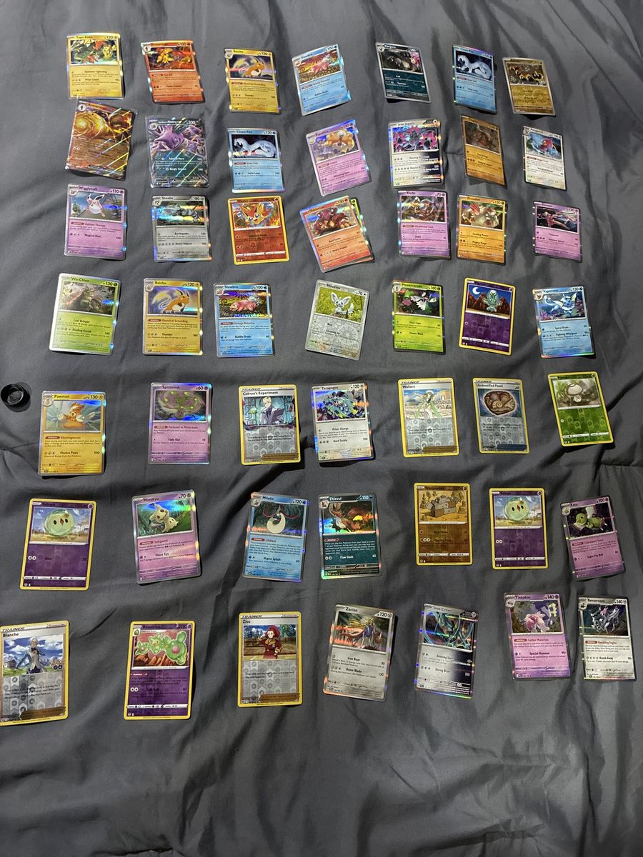 Pokemon Card Collection - holo and reverse holo