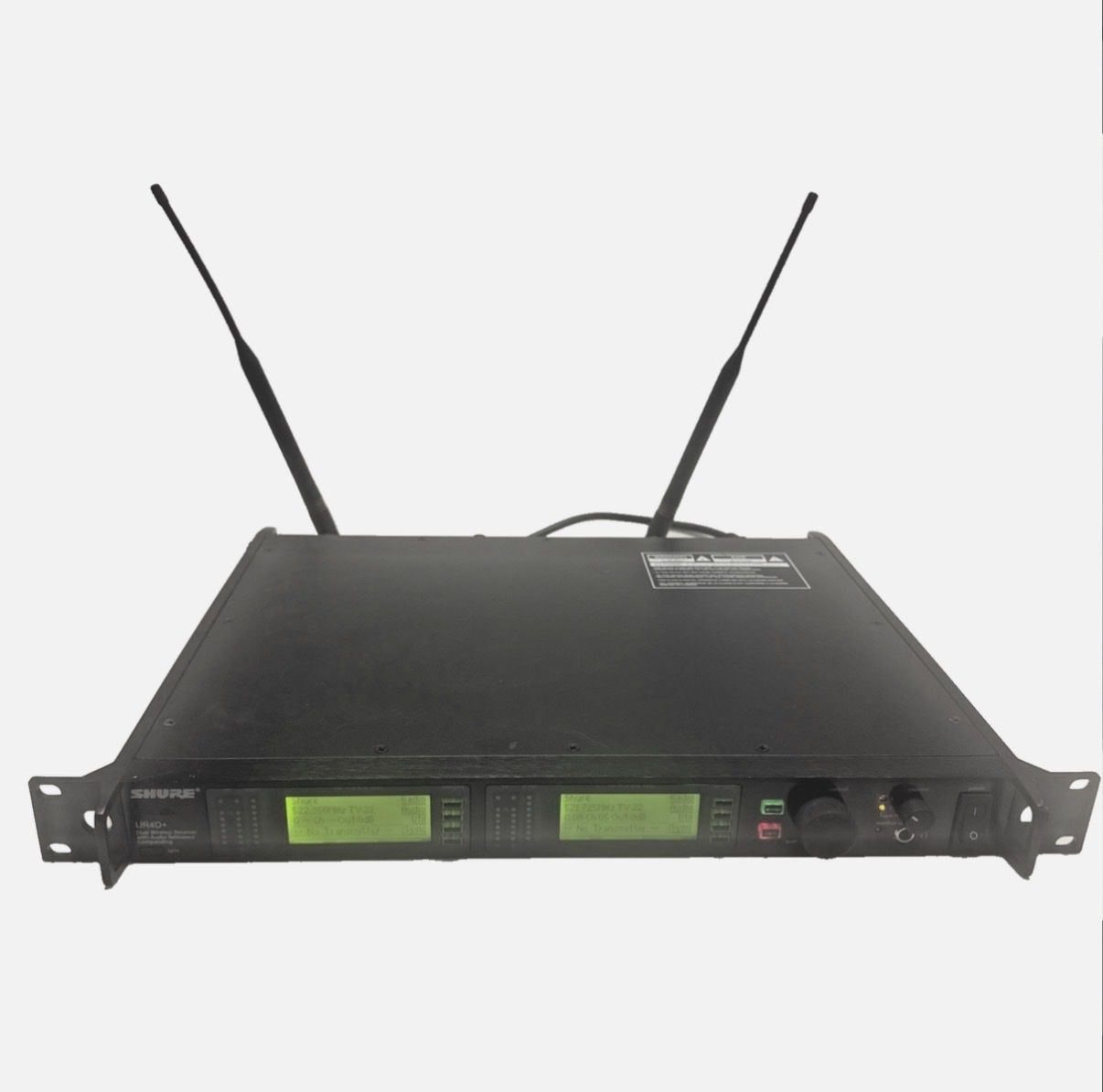 Shure UR4D+ Dual H4 Band Freq 518-578MHz UHF-R Wireless System
