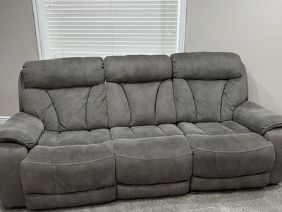 Gray Reclining couch