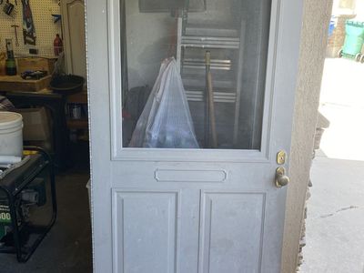 Insulated Storm Door w/ screen & window