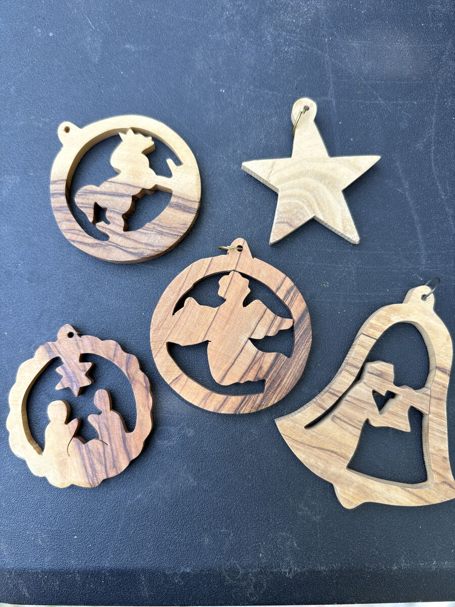 Wooden Ornaments From Jerusalem