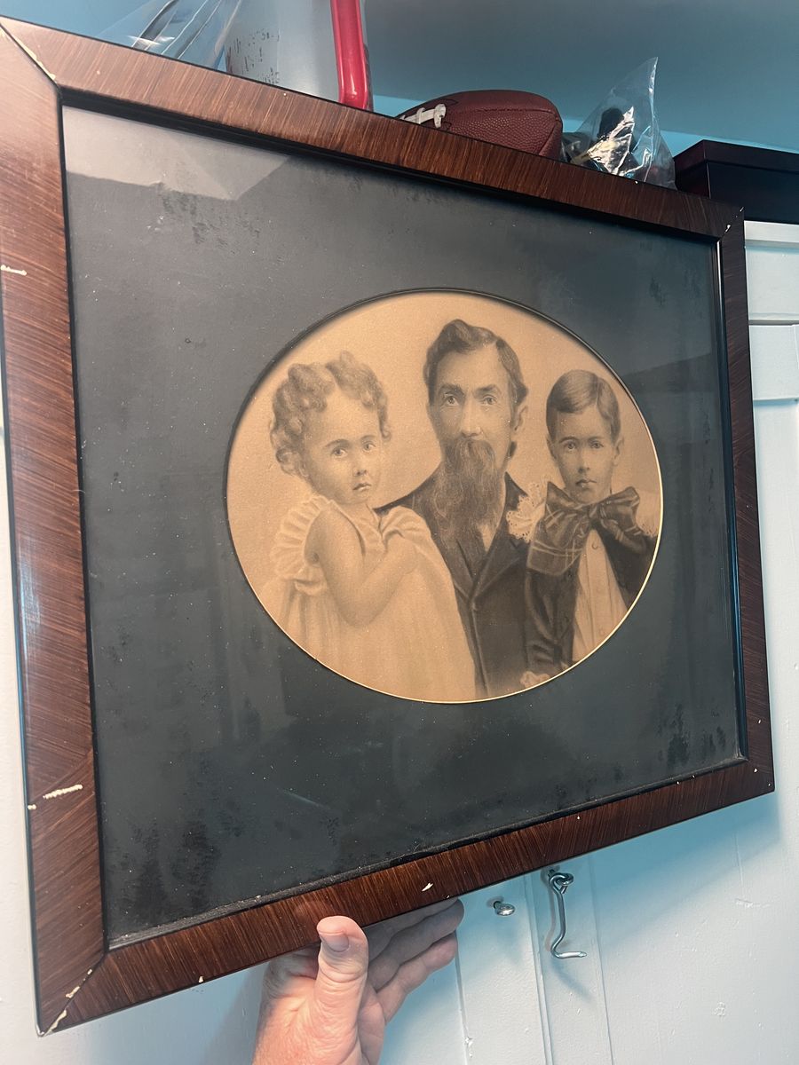 Victorian Crayon Portrait