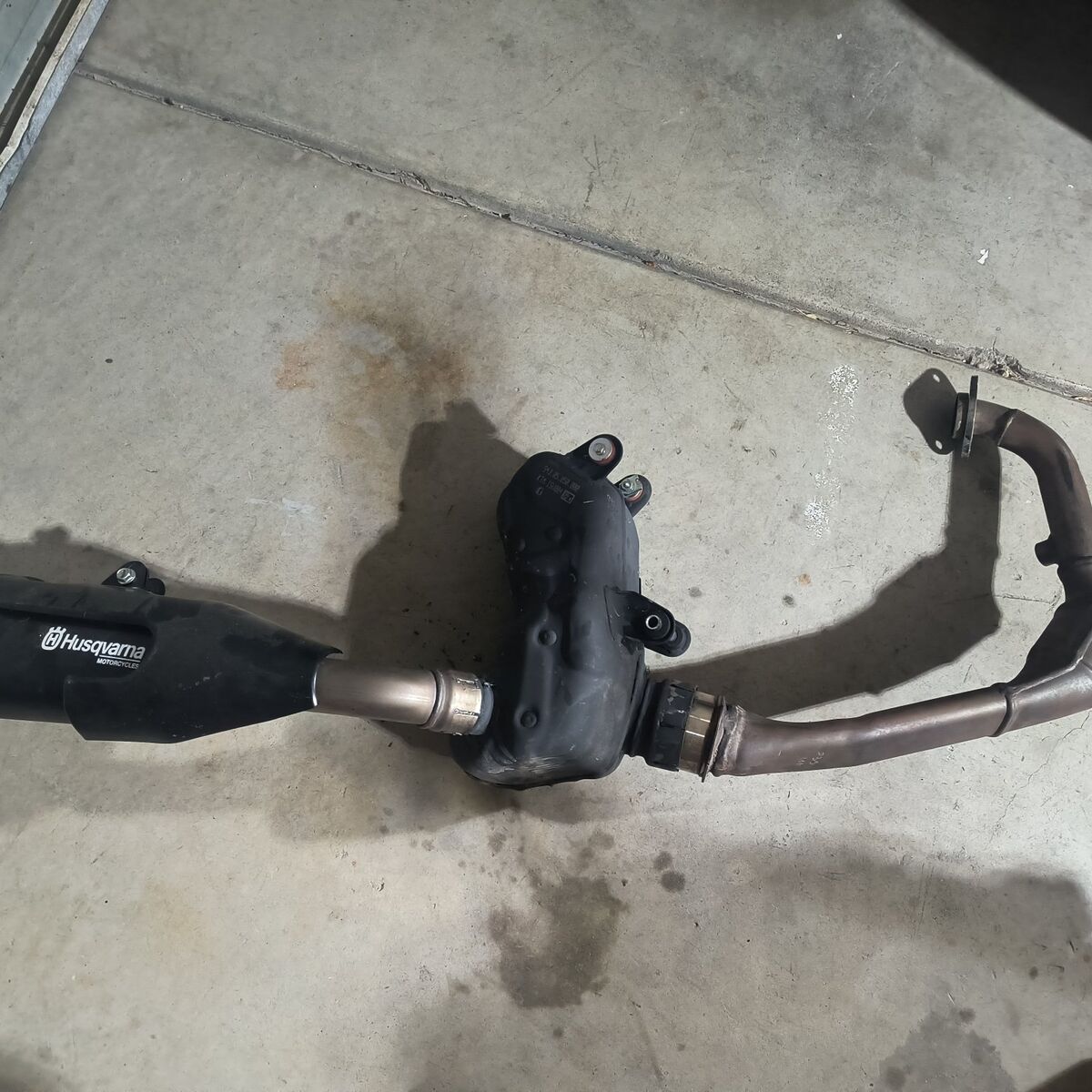 Husqvarna motorcycle exhaust