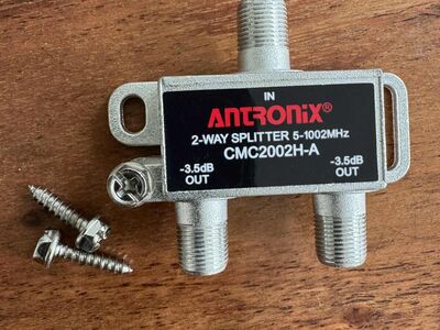 2-Way Digital High Performance Coax Cable Splitter - BDS102H