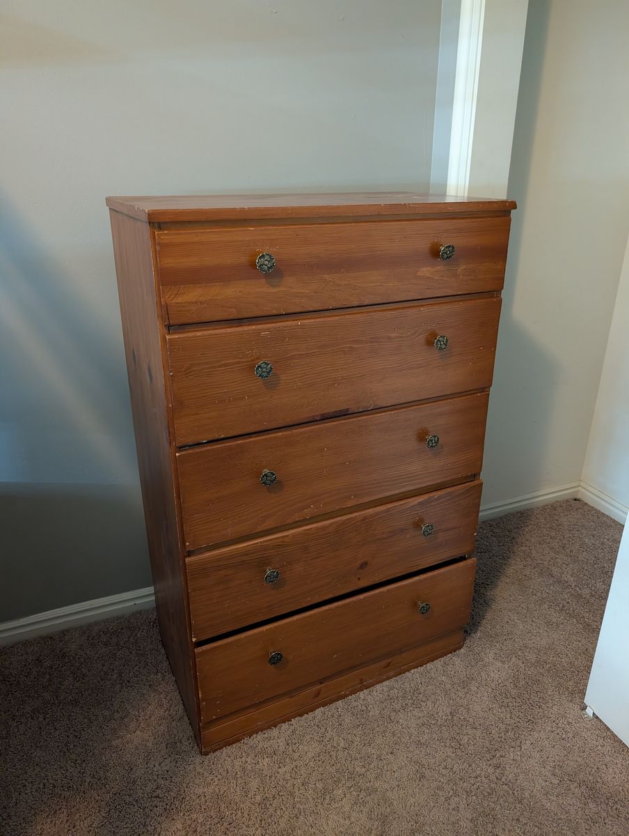 Brown wooden Dresser