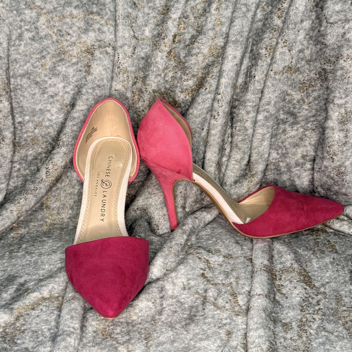 Two-Toned Pink Chinese Laundry Heels - Size 7.5