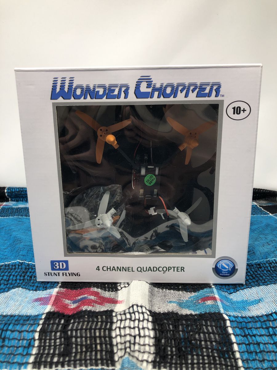 Wonder Chopper RC Drone Quadcopter – 4 Channel 3D Stunt Flying Set
