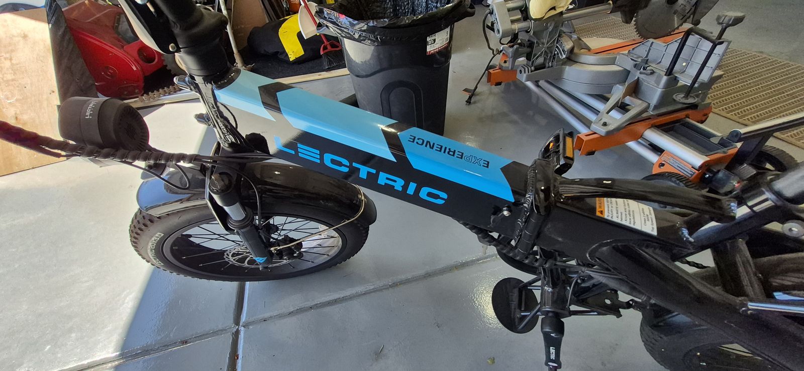 Lectric XP 3.0 Folding Electric Bike - Black & Blue