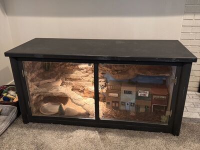 Custom Old West Critter Home/Reptile Habitat