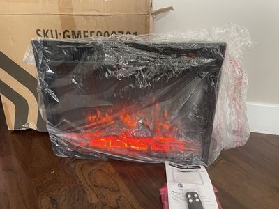 New 23" Electric fireplace insert with remote control