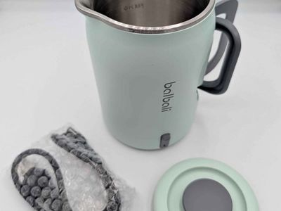 Ballbali V-008 Portable Electric Kettle - Mint Green 400W